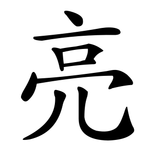 《亮》的繁体字 - 繁体字 - 繁体字 _繁体字大全